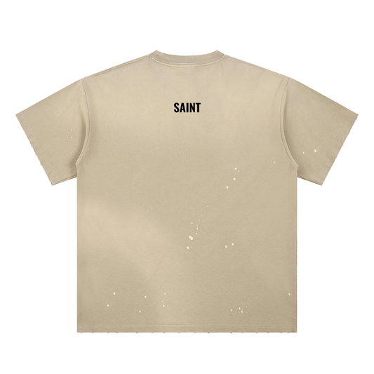 Saints  Sunfade  Splatter T-Shirt
