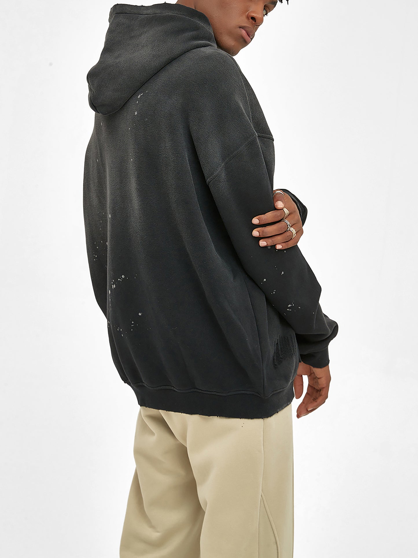 Real technical washed Hoodie