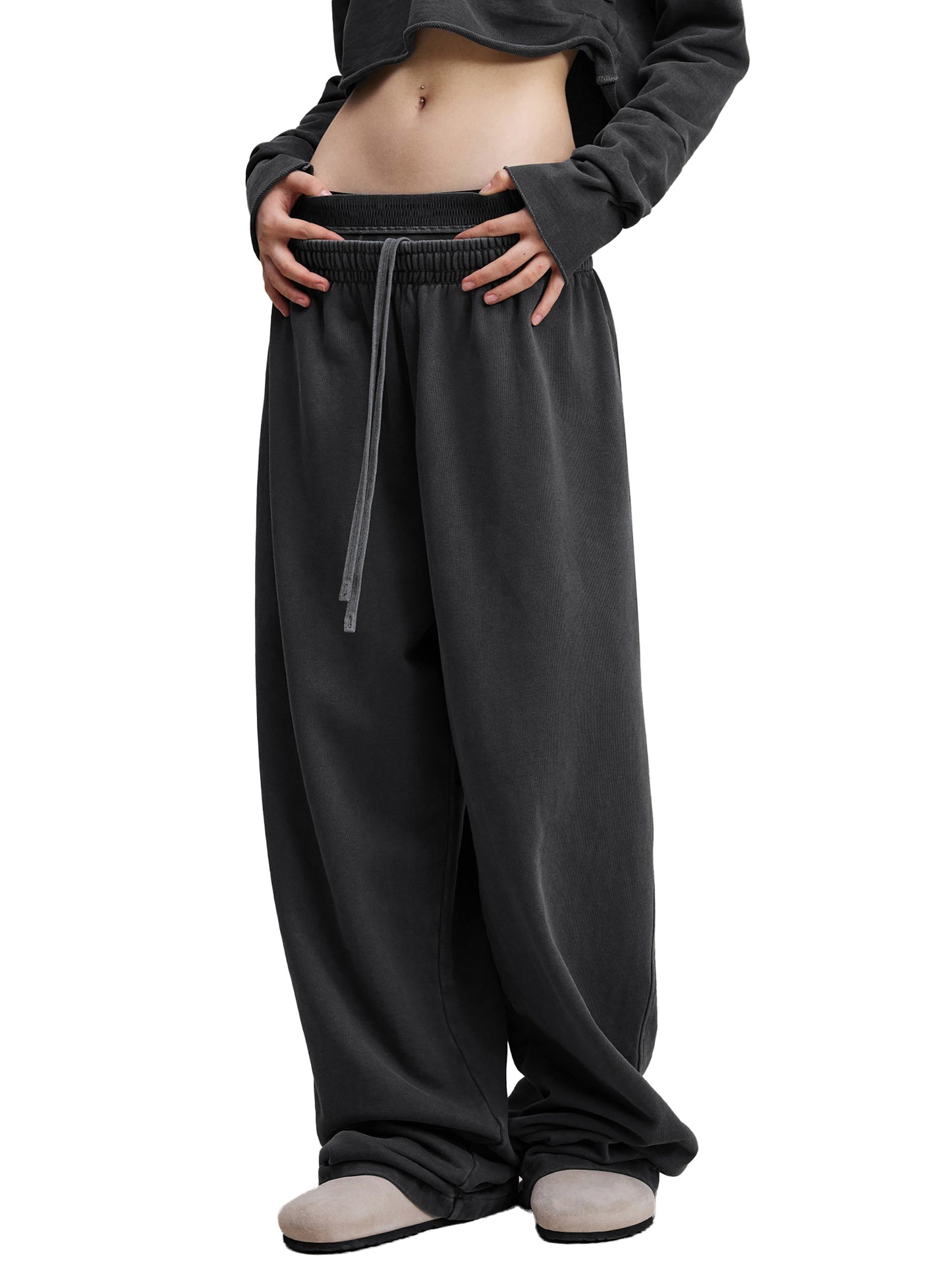 Just Relax Washed Waist Pants